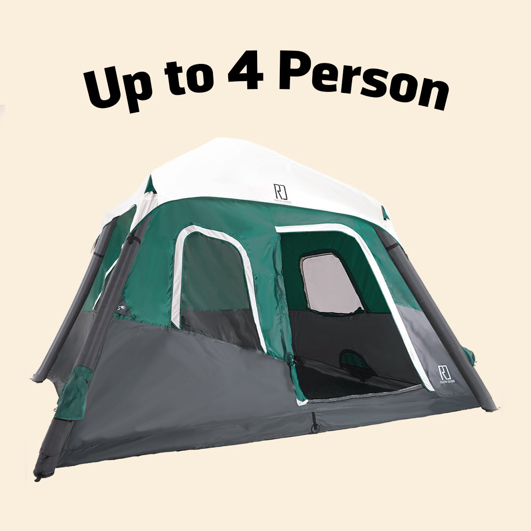 Small-Sized 2 Step Cabin Tent (Up To 4 Person).