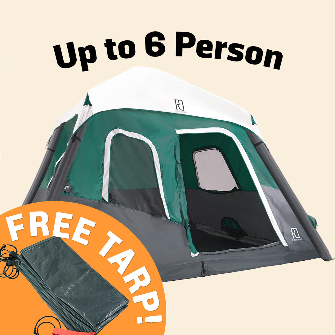 Large-Sized 2-Step Cabin Tent (Up To 6 Person).