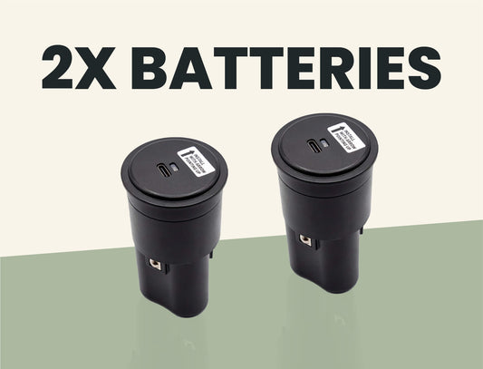 2 x 2-Step Cabin Tent Battery