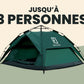 Grande Tente 3 Secs Tent + Bâche de camping GRATUITE (Jusqu’à 3 personnes, FR)