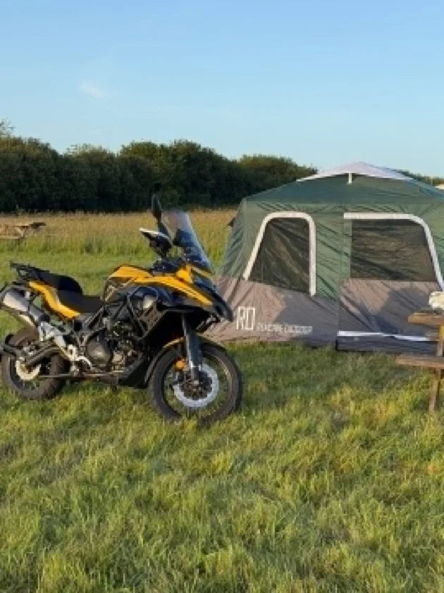 Robert L. motorcycle camping